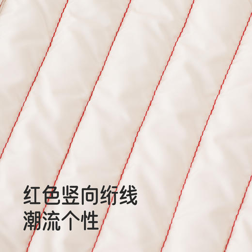 【高定系列】英氏儿童羽绒服男童女童秋冬外套新款简约百搭米白超韧绒 商品图3