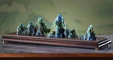 朱炳仁铜千里江山玄关(釉彩) 商品图1