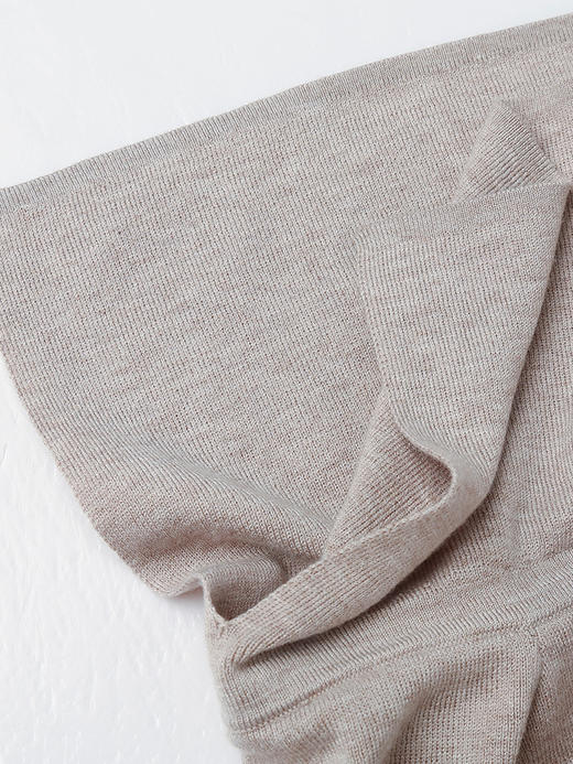 秋季新款斜领针织衫女 温柔风修身显瘦长袖毛衣气质内搭上衣 商品图3