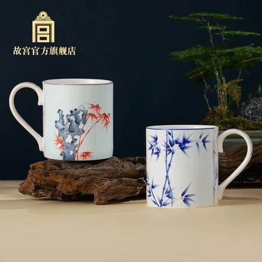 节节高升 青花锦绣/鸿运当头马克杯 商品图0