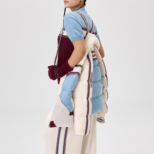 羊绒提花鹅绒羽绒服  SJF97W293N 商品图10