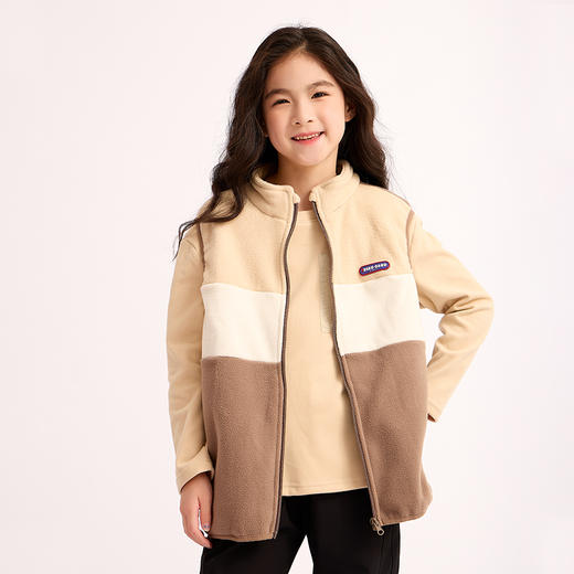 *【特价福利款】2025秋冬新品龙之涵 少年色彩摇粒绒马甲 亲子款保暖坎肩 婴幼儿A类标准 双刷双摇超细摇粒 抗静电 商品图5