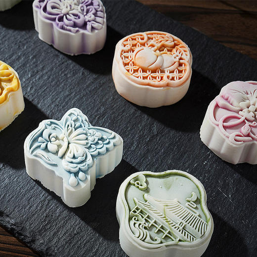 <有书独家>【国潮古风桃山皮月饼】新中式中秋月饼 企业送礼员工福利散装月饼 商品图1