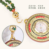 五帝钱 碧玉南红项链圆满喜气小罗盘 商品缩略图5