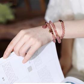 钻石豪门10000积分三圈草莓晶轻奢款手串