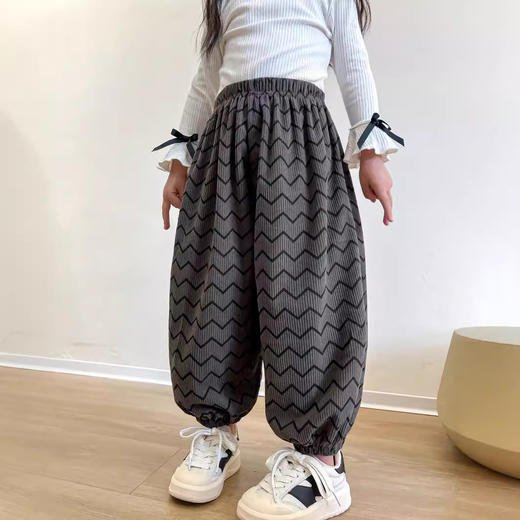 【29.9元/2条起】儿童灯芯绒休闲运动裤韩版哈伦裤男童女童秋季裤子 商品图2