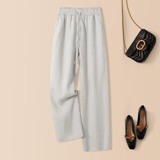 GYH 7363休闲阔腿裤高腰显瘦直筒文艺裤 商品图2