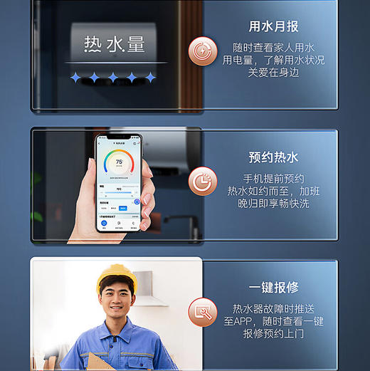 海尔（Haier）热水器 EC6003HD-BKCU1 商品图13