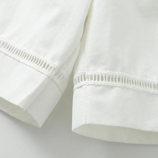 GYH 7352松紧腰高腰A字阔腿短裤显瘦轻薄休闲裤 商品图2