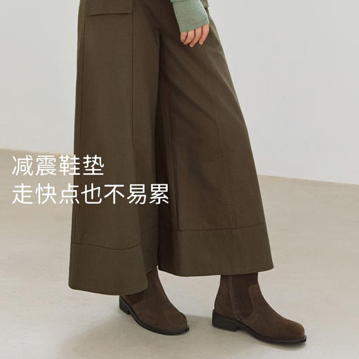 7or9短靴切尔西靴秋冬暖靴蘑菇（跟高3.5cm） 商品图4