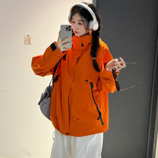 男女同款山系户外薄款冲锋衣 商品图4