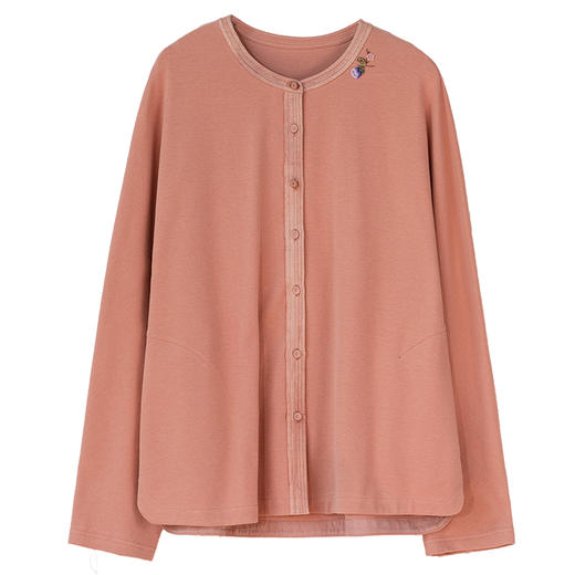 牧衣游原创 舒适棉衬衫秋季新款款舒适宽松休闲百搭开衫 松弛有度 商品图4