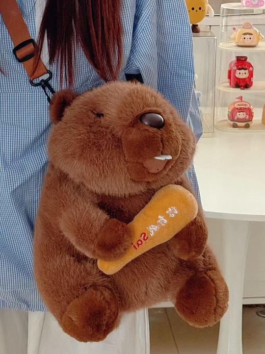 【YW】无忧购日系ins风卡皮巴拉毛绒玩偶双肩包（截单后3-7天发货) 商品图11