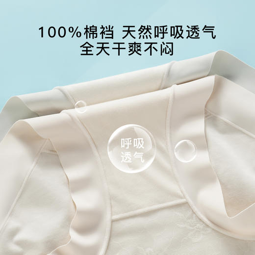 【2条装】10A抑菌收腹裤旗袍专用塑身裤女夏季薄款交叉收腹2139柔雾交叉收腹裤 商品图5