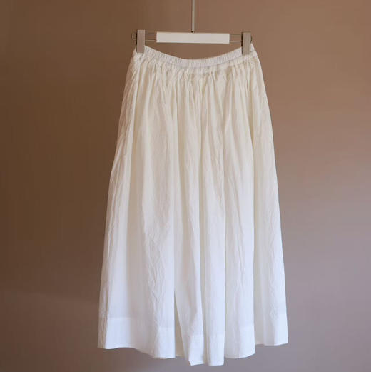 黄阿福  细棉褶皱半裙 商品图2