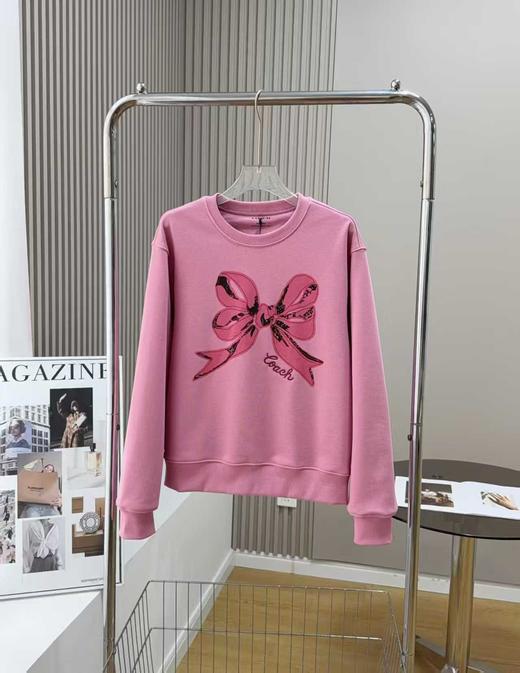 蝴蝶结休闲舒适百搭圆领长袖卫衣 商品图6