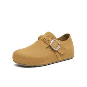 【云粉节】BF楼天美意勃肯鞋2025秋新款复古厚底编织女单鞋BM101CM5吊牌价899活动价439