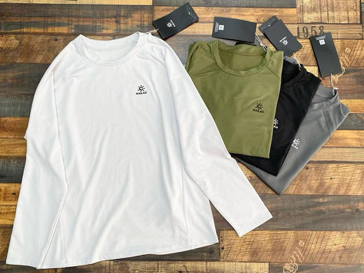 原单正品 KAILAS凯乐石圆领功能长袖T恤吸湿速干户外运动登山技术攀登男款 商品图2