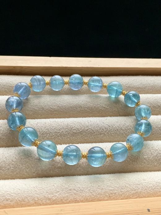 9mm单圈蓝碧玺手串 商品图6