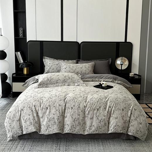 甄选A类60支全棉纯棉色织提花四件套复古风系列G110600001 商品图1