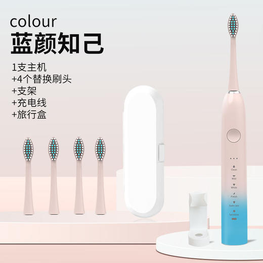 【全套组合💖18档全自动电动牙刷】软毛充电款全自动金属轴18档电动牙刷 冲牙器 ，杜邦软毛呵护牙龈✨Type-C充电便携出行，牙医推荐净白神器！ 商品图8