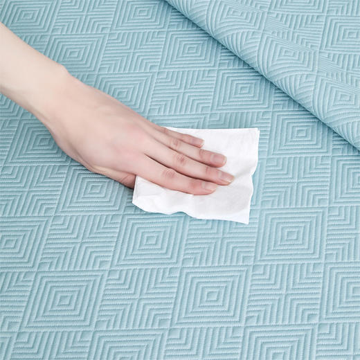 罗莱T 海之梦A类抗菌可水洗冰皮凉感席三件套 蓝色 180×200cm 商品图3