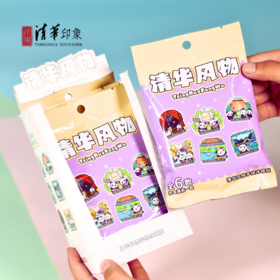 清华文创清华风物手绘冰箱贴