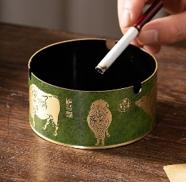 朱炳仁铜五牛积福烟灰缸 商品图1