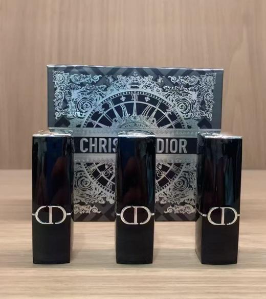 克丽丝汀迪奥烈艳蓝金迷你唇膏礼盒迪奥烈艳蓝金柔雾哑光口红小样三件套 3×1.5g 商品图0