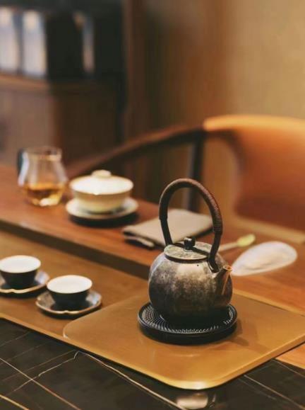 朱炳仁铜大雅君子茶礼套装 商品图0