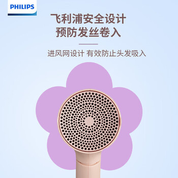 飞利浦（PHILIPS）吹风机电吹风筒大功率速干风筒 负离子护发2100W6档风控BHD356/45 /家用电器 /个护健康 /电吹风