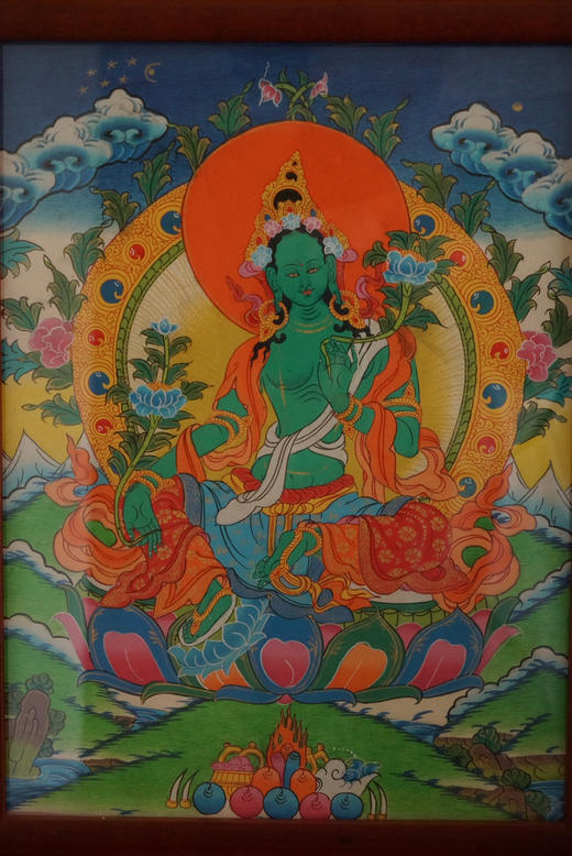 绿度母｜唐卡 商品图5