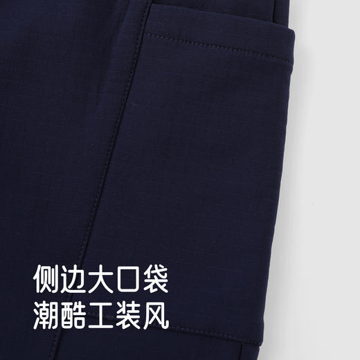 【商场同款】英氏冬装长裤加绒蓝色舒适百搭男宝宝秋冬新款 商品图2