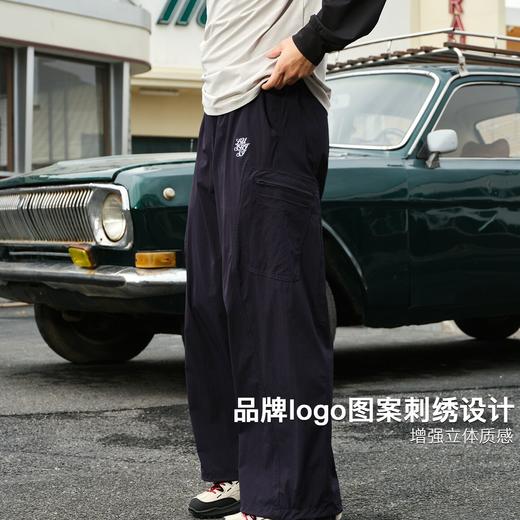 录士LUSHISI对垒长裤防泼水防污层运动户外多功能口袋直筒休闲裤 商品图2
