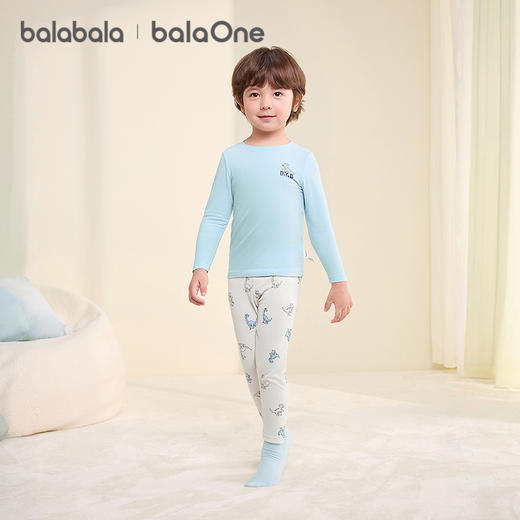 巴拉巴拉balaOne男童内衣套装儿童2件套新款童装2025秋冬亲肤柔软 商品图2