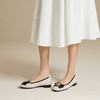 千百度蝴蝶结低跟浅口单鞋女小香风晚晚鞋A25411532 商品缩略图2
