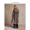 C+IMPRESS/西嘉经典长款智性风衣25新款复古双排扣翻领廓形外套女FY2503057 商品缩略图3