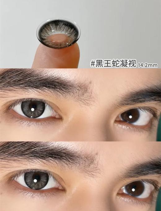 huohuocon 日抛 黑王蛇凝视 直径14.2mm着色13.5mm （1盒10片） 商品图2