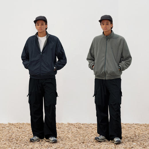 714street【两面穿】户外三防厚夹克2025秋冬国潮宽松摇粒绒外套 商品图0