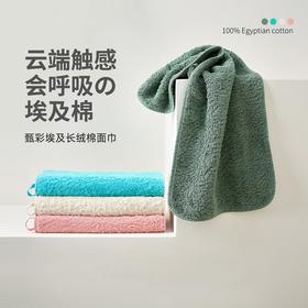 内野J-甄彩埃及长绒棉面巾 34*76cm