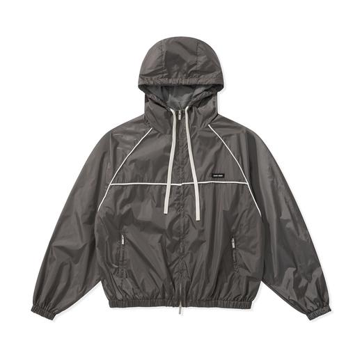 中性款尼龙连帽风衣夹克外套017 商品图0