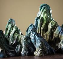 朱炳仁铜千里江山玄关(釉彩) 商品图2