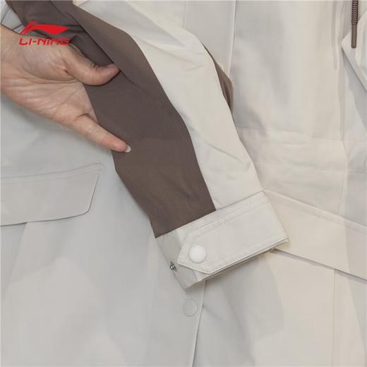 李宁运动风衣女子2025秋季新款团购系列百搭梭织连帽外套AFDVC62 商品图4