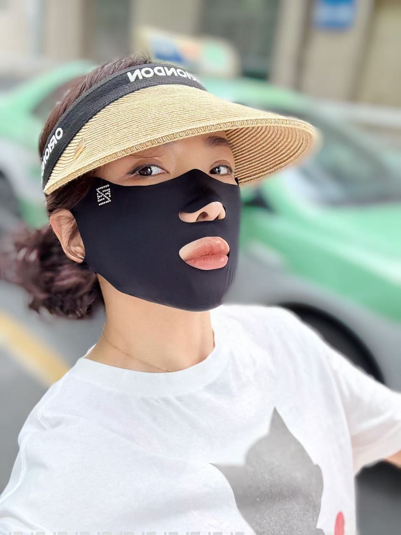 芳姐同款防晒口罩