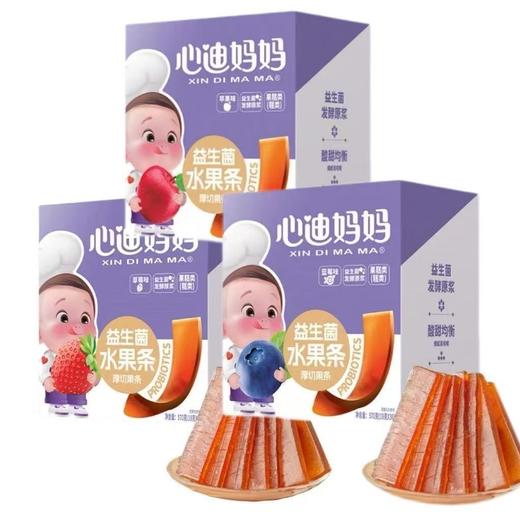 心迪妈妈-益生菌水果条（盒装）570g 商品图0
