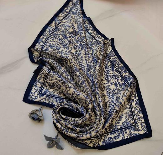 优品堂『迷缀』100%桑70×70方巾 商品图11