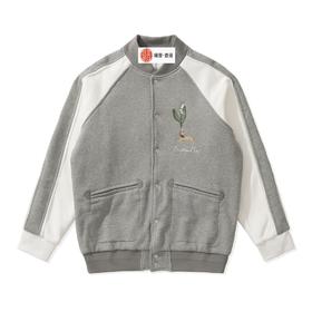 中性款刺绣棒球夹克外套010