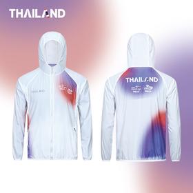 泰国UTMB®限定版皮肤风衣男女同款户外跑步运动超轻抗撕裂防风透气连帽风衣（有赠品）