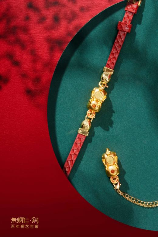 朱炳仁铜八方聚财貔貅首饰 商品图0