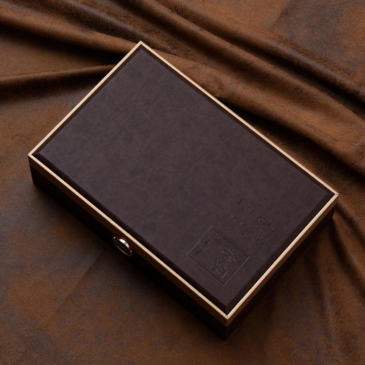 茶韵皮盒【摆泡 咖色】55元一套/一箱12套 商品图1